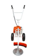 Decespugliatore a Carrozzina 62cc 2 Tempi con Ruote Pneumatiche Tagliaerba