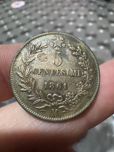 Centesimi lire 1861 vittorio - 5,
