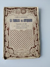La famiglia dell'antiquario di Carlo Goldoni ed. 1935