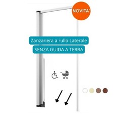 Zanzariere a Rullo SENZA GUIDA A TERRA  Riducibili Portefinestre in kit