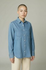 Wampum camicia jeans donna con