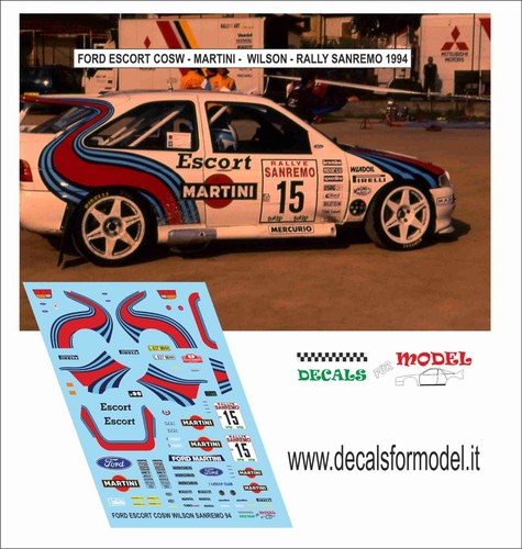 Decals ford escort gr a - ford,