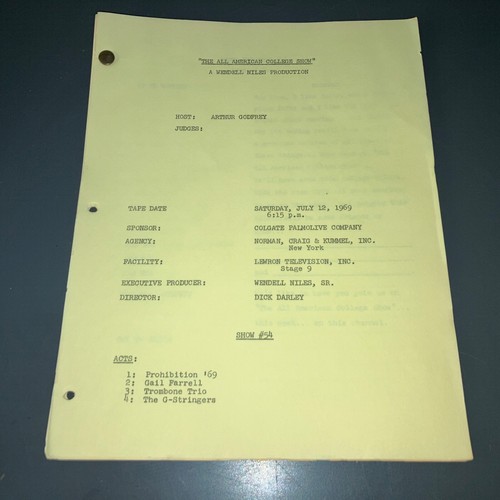 Serie originale 1969 - , all