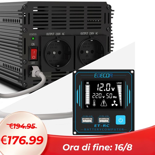 Edecoa power inverter 3000w - power,