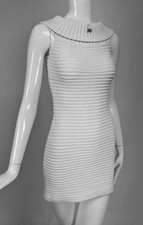 Abito maglione Chanel bianco a