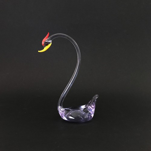 Cigno vetro soffiato di - soffiato,