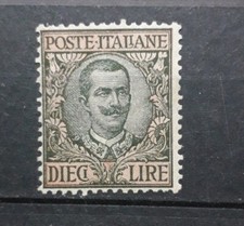 1910 REGNO FRANCOBOLLO 10 
