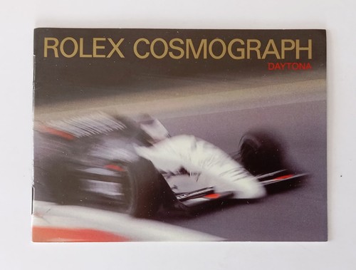 Rolex daytona libretto booklet - rolex,