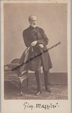 Autografo originale Giuseppe Mazzini (1805-1872) combattente per la libertà /// autografo 