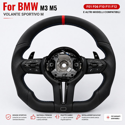 Volante sportivo bmw fondo - volante,