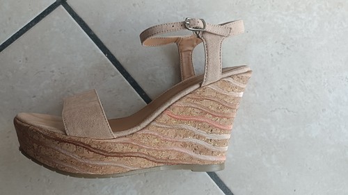 Sandalo sheen rosa scamosciato - sandalo,