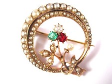 Antico Spilla Oro 585, 4,53 G