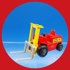 MATCHBOX SUPERFAST FORK LIFT CARRELLO ELEVATORE fondino azzurro vintage