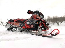 Yamaha FX Nytro 2008 2014 Kit Grafica Avvolgente #2500 ROSSO con Tunnel 144