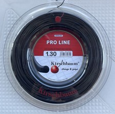 Corde Da Tennis Kirschbaum Pro Line Matassa 200 Mt Nere Diametro 1.30
