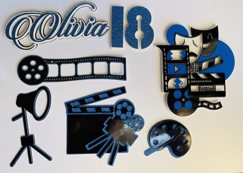 Media cake topper cinema - media, tv,