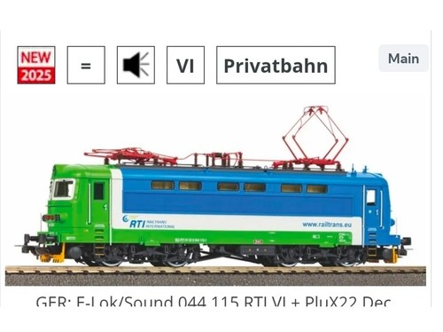 Locomotore elettrico piko - elettrico,