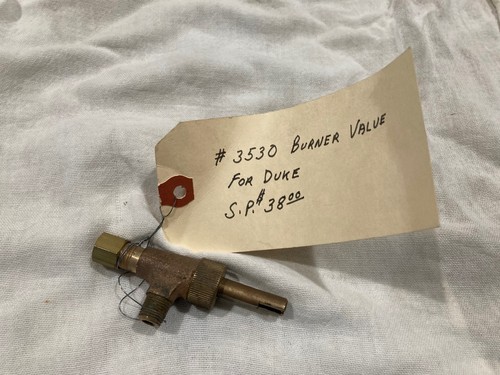 Valvola bruciatore superiore
