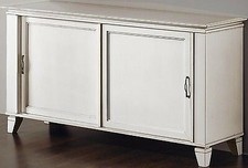 CREDENZA LACCATA BIANCA ANTE SCORREVOLI