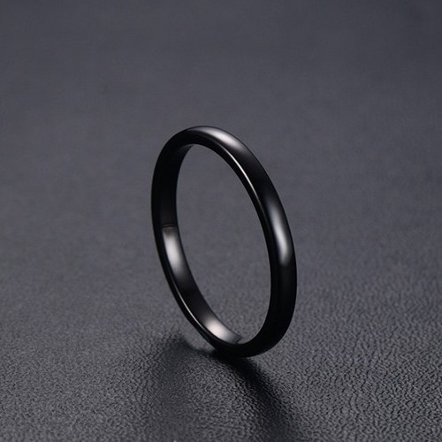 Anello donna stretto tungsteno