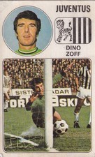 CALCIATORI PANINI 1976-77 JUVENTUS DINO ZOFF NUOVA N° 151