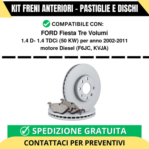 Kit freni anteriori - kit, ford