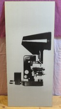MICROSCOPIO : PANNELLO CARTONE CON FOTO DI DESIGN ITALIANO ANNI 70/80 (SM-12)