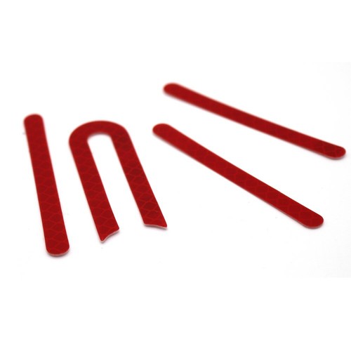 Kit adesivi riflettenti rosse