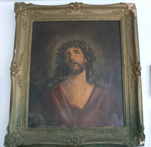 Quadro antico dipinto mano - quadro,