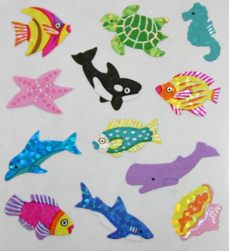 Ocean animals glittery - animals, #16
