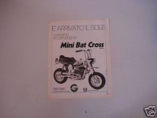 advertising Pubblicità 1972 GARELLI MINIBAT CROSS 50