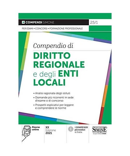 Compendio diritto regionale - di,