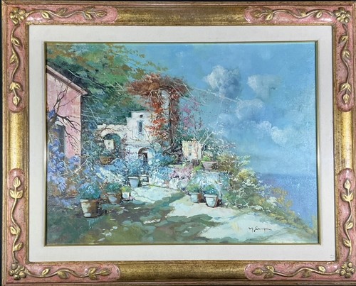 Dipinto olio firmato m - olio,