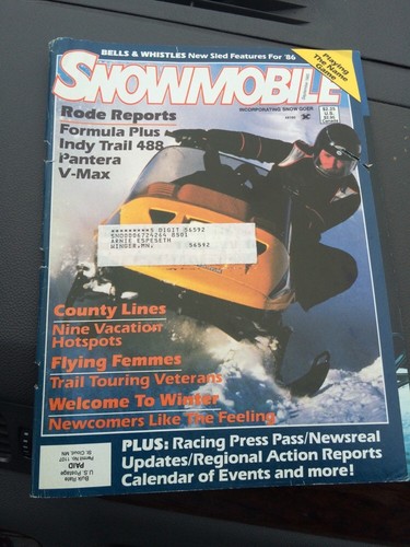 Sept 1985 snowmobile magazine - snowmobile,