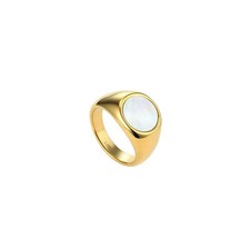 Anello Sigillo Madreperla