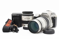 PENTAX K-5 Edizione Speciale 16.2MP Digital SLR Camera Argento Corpo W/ Due Set