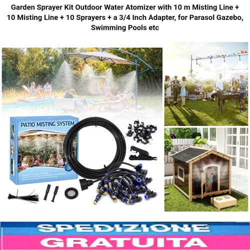Kit nebulizzazione giardino - kit,