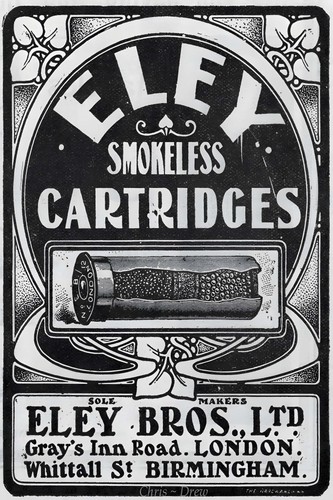 Poster vintage eley cartucce - poster,