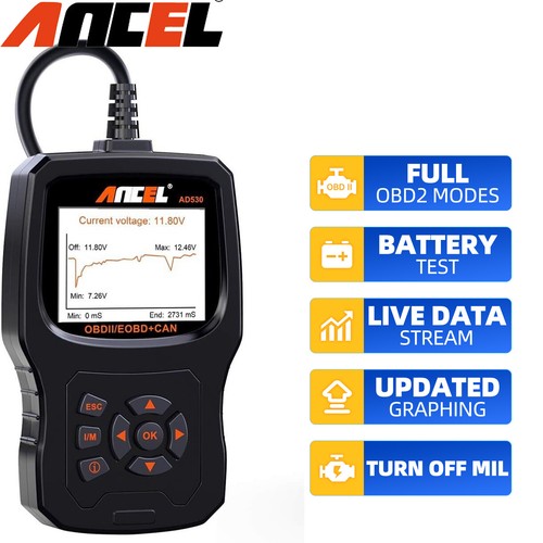 Ancel ad530 pro auto obd2 - ancel,