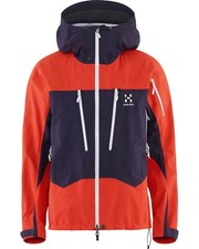 Giacca Haglofs Spitz Gore-Tex Pro arancione/blu donna taglia L