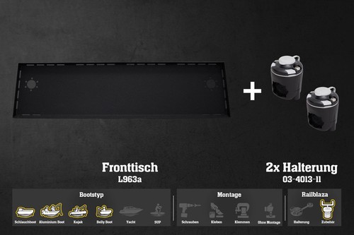 Set tavolo frontale - frontale, per