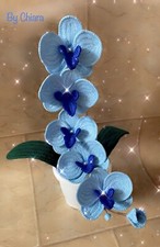Orchidea fatta all’uncinetto