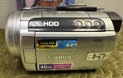 Videocamera vintage canon hg10 - canon,