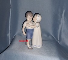 STATUINA BING & GRONDAHL AMORE RIFIUTATO COPENHAGEN PORCELLANA