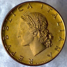 REPUBBLICA ITALIANA 20 lire