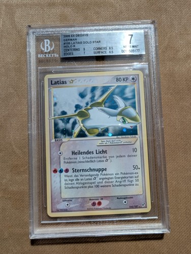 Bgs latias gold star - bgs, ex
