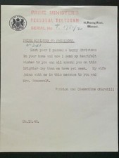 CHURCHILL'S TELEGRAM TO