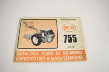 Motocoltivatore BCS 755 Catalogo Parti di Ricambio e Uso e Manutenzione 27