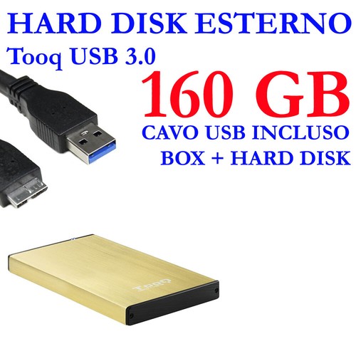 Hdd hard disk esterno - esterno, 160gb