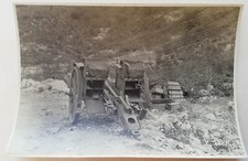 FOTO PRIMA GUERRA WW1 REGIO ESERCITO MILITARE MORTAIO CANNONE GUERRA AUSTRIACI 